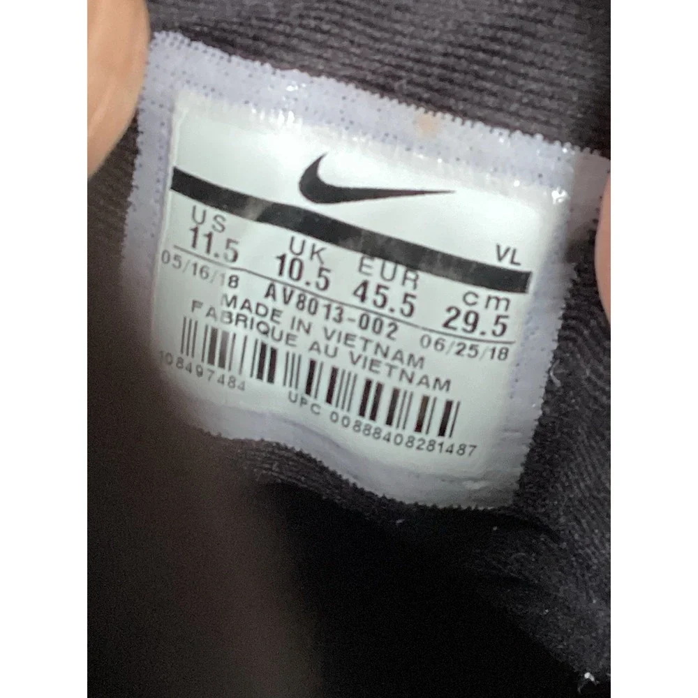 Nike Quest Men's 11.5 M Running Shoes Black Anthracite Grey AV8013-002 Sneakers